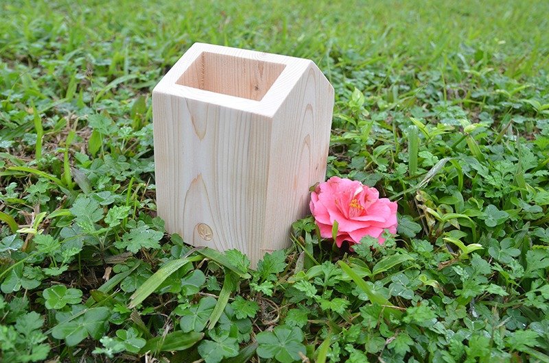 House 笔筒、书档、薰香、看我36变 - 笔筒/笔座 - 木头 蓝色