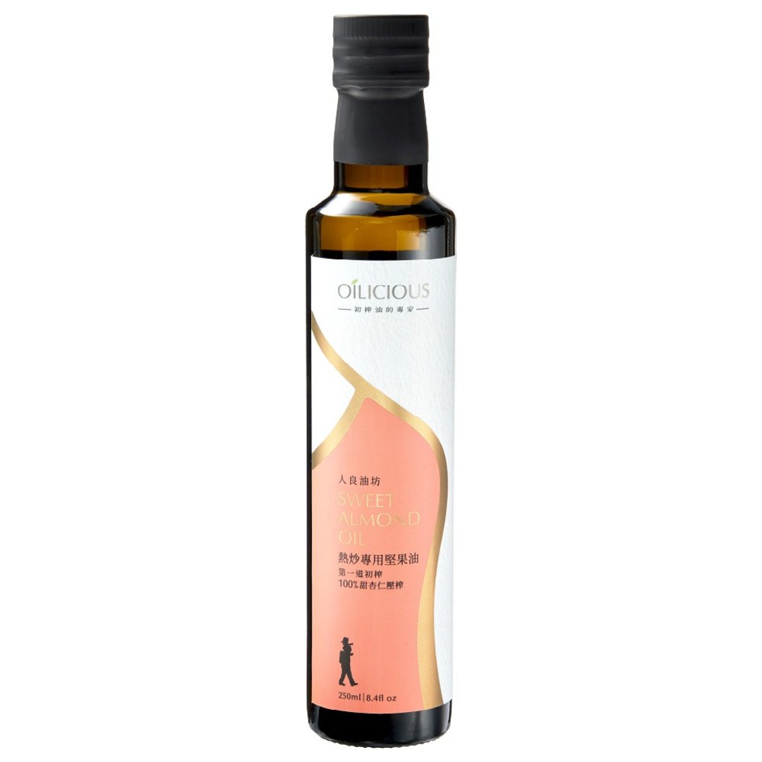 人良油坊 第一道冷压初榨热炒专用坚果油 甜杏仁油 250ml - 酱料/调味料 - 新鲜食材 绿色