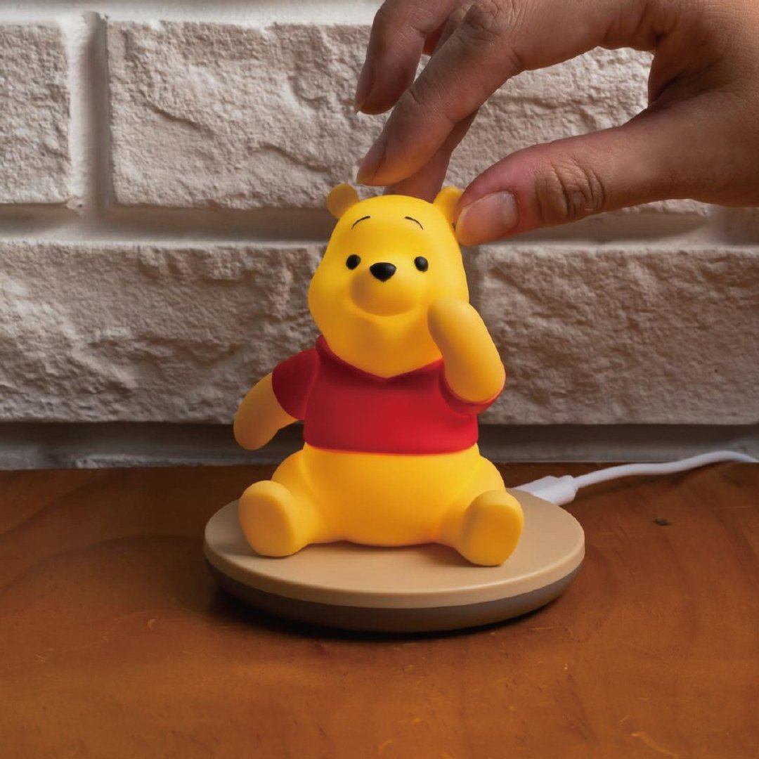 迪士尼 Disney 小熊维尼小夜灯 USB造型拍拍灯 居家疗愈必备 - 数码小物 - 其他材质 黄色