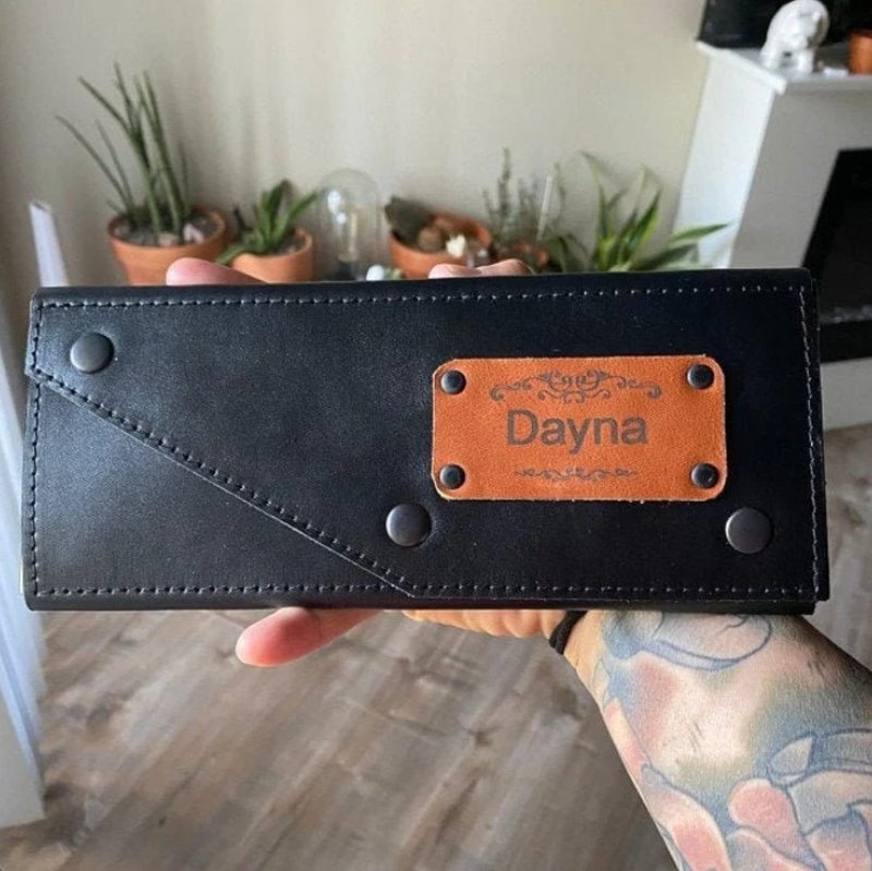 Personalized leather barber case, Barber Tool Kit, hairdressers kits - 化妆包/杂物包 - 真皮 多色