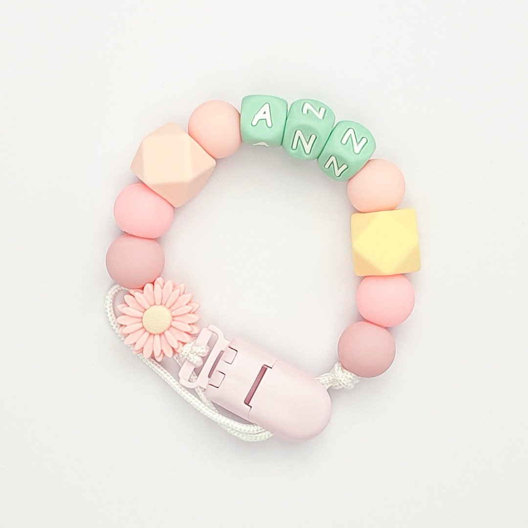 ANN 雏菊 定制化奶嘴链 - 玩具/玩偶 - 其他材质 多色