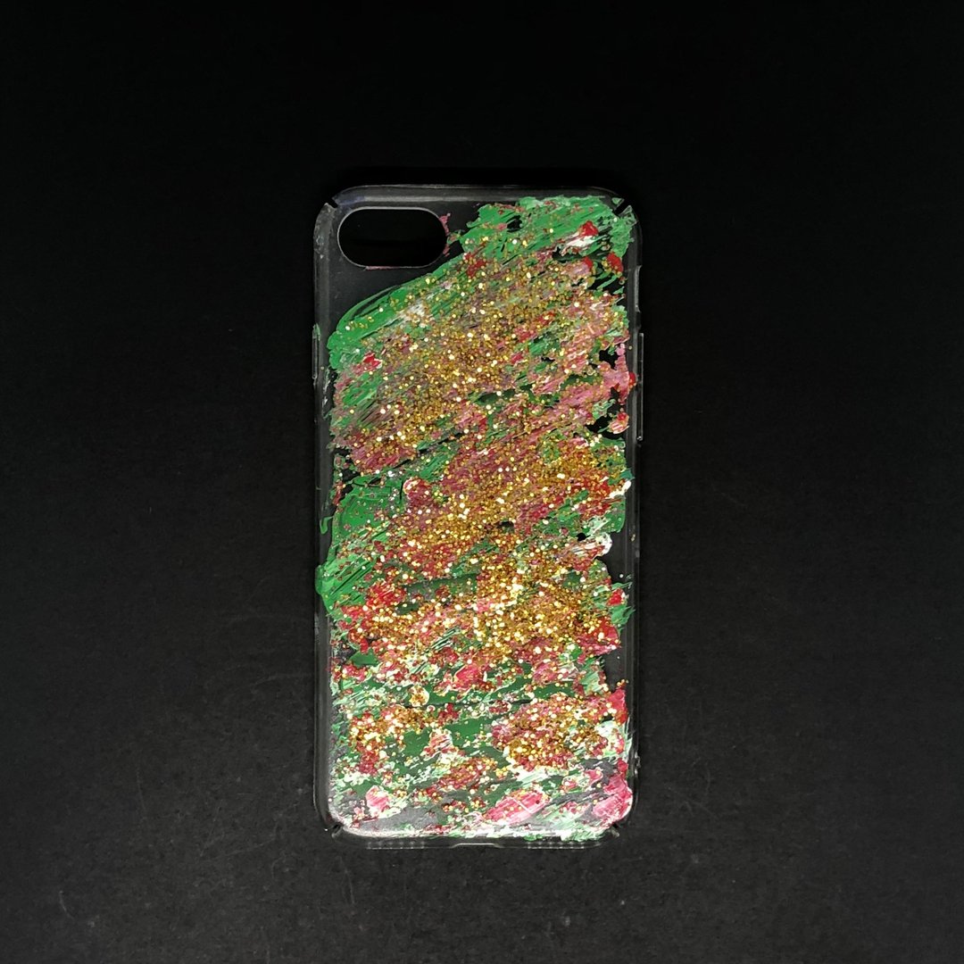 Acrylic 手绘抽象艺术手机壳 | iPhone 7/8 |  Glitterland - 手机壳/手机套 - 压克力 多色