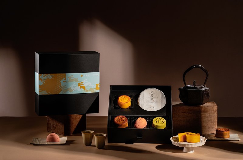 【金 • 月圆】茶 月饼 中秋礼盒 联名限量 - 蛋糕/甜点 - 其他材质 