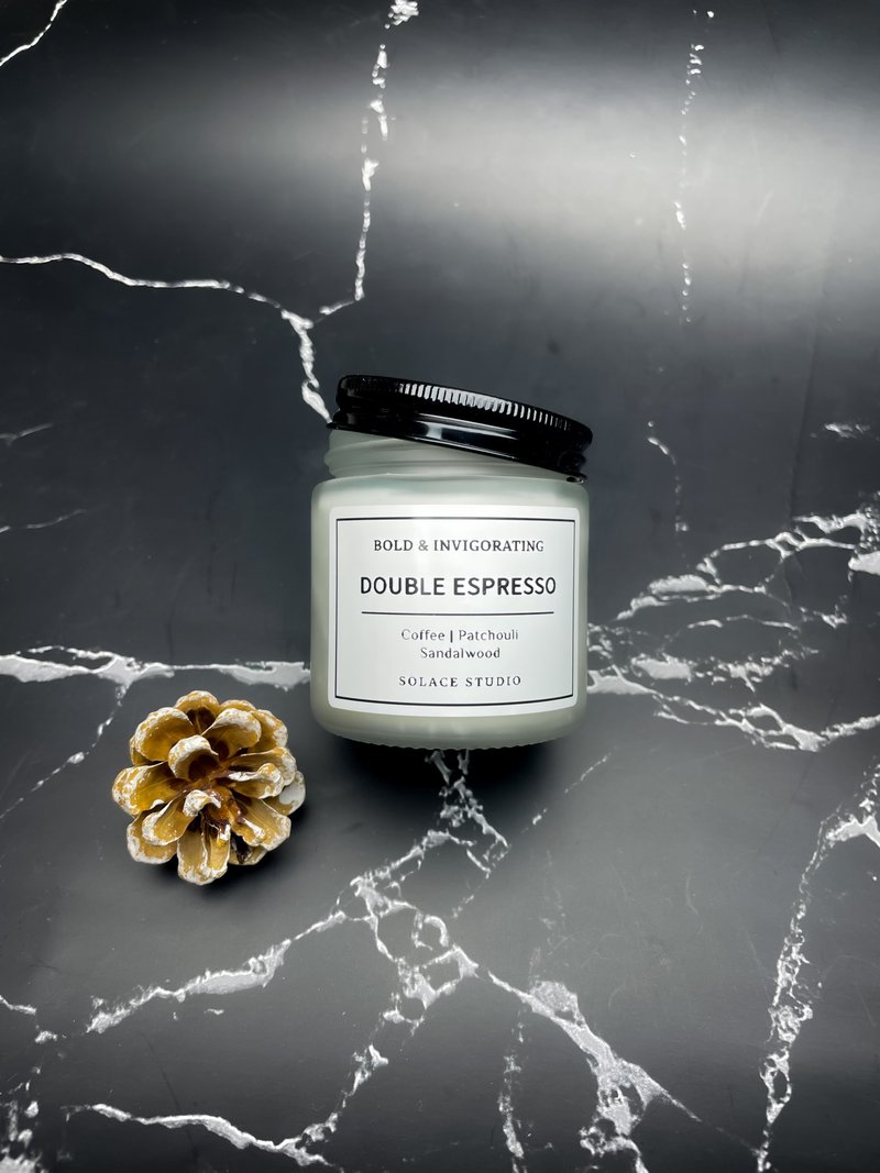 美食调 Bold | 深焙咖啡 Double Espresso | 手工大豆香氛蜡烛 - 蜡烛/烛台 - 蜡 