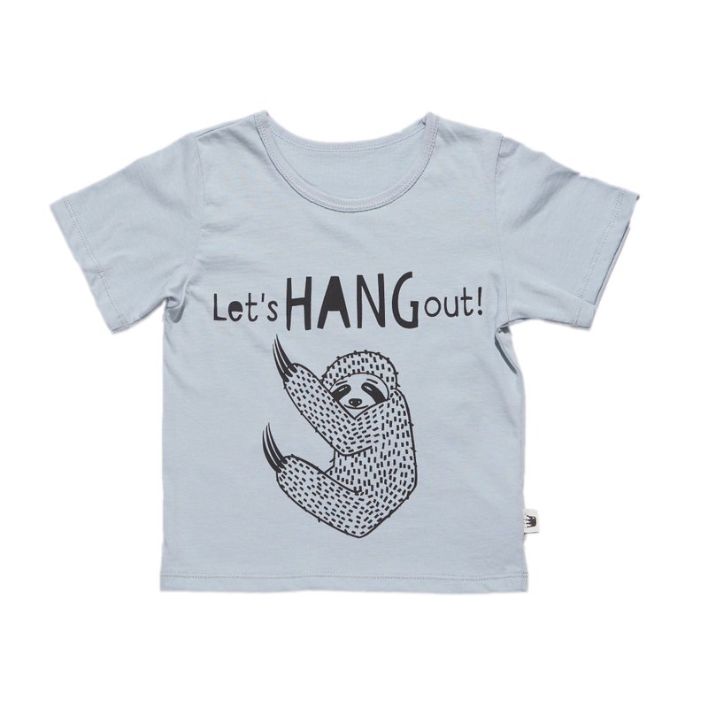 树懒树獭有机棉T蓝 - 其他 - 棉．麻 透明