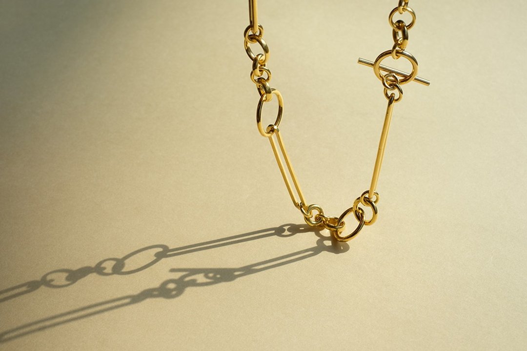 Links Necklace - 项链 - 银 金色
