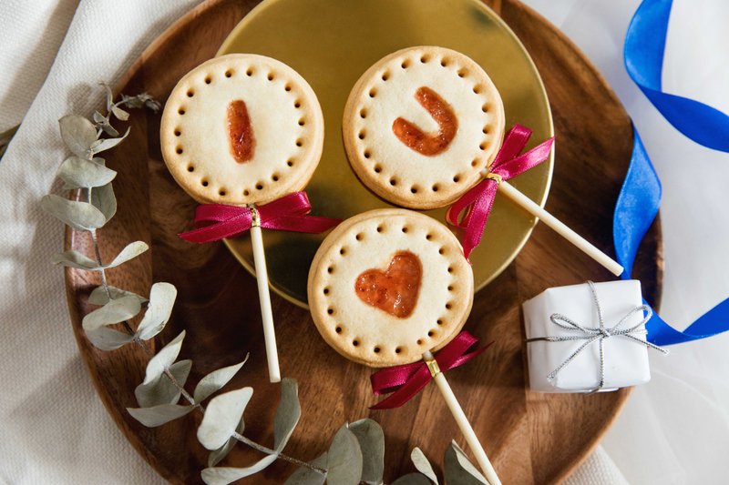 棒棒派 6入 婚礼小物/自助甜点台/二进礼物/甜点 - 蛋糕/甜点 - 新鲜食材 红色