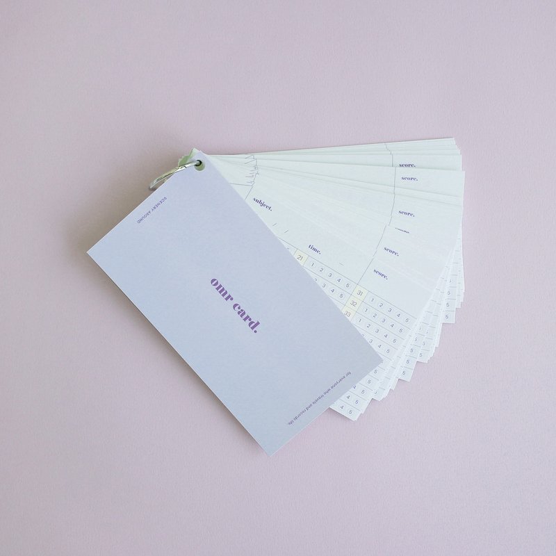 学习OMR​​卡 - 便条纸/标签贴 - 纸 