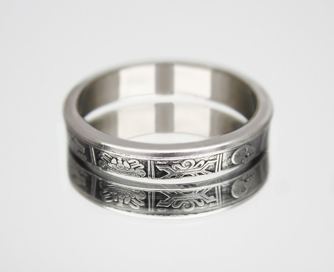 Mexico Coin Ring 2 pesos 2012 Mexican coin ring coin rings for men coin rings - 戒指 - 其他金属 