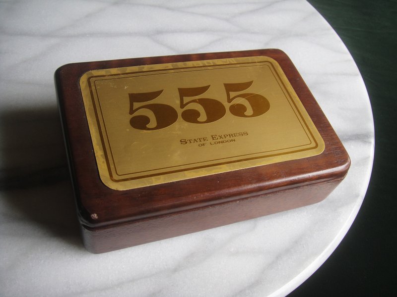 【老时光 OLD-TIME】早期二手木制555菸盒 - 摆饰 - 其他材质 