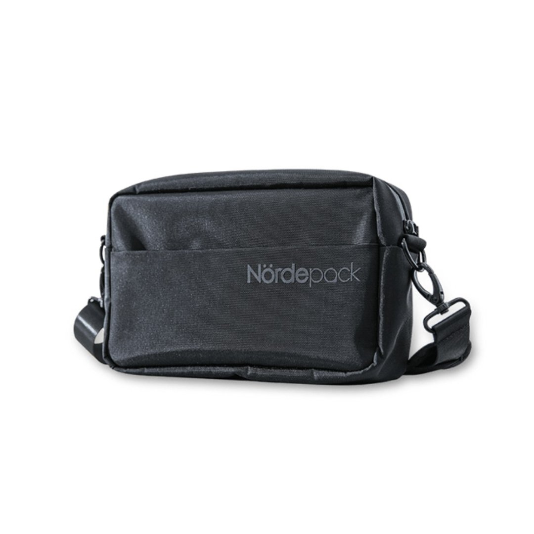 【旅游必备】NORDEPACK SLING 轻便随身包 - 侧背包/斜挎包 - 尼龙 黑色