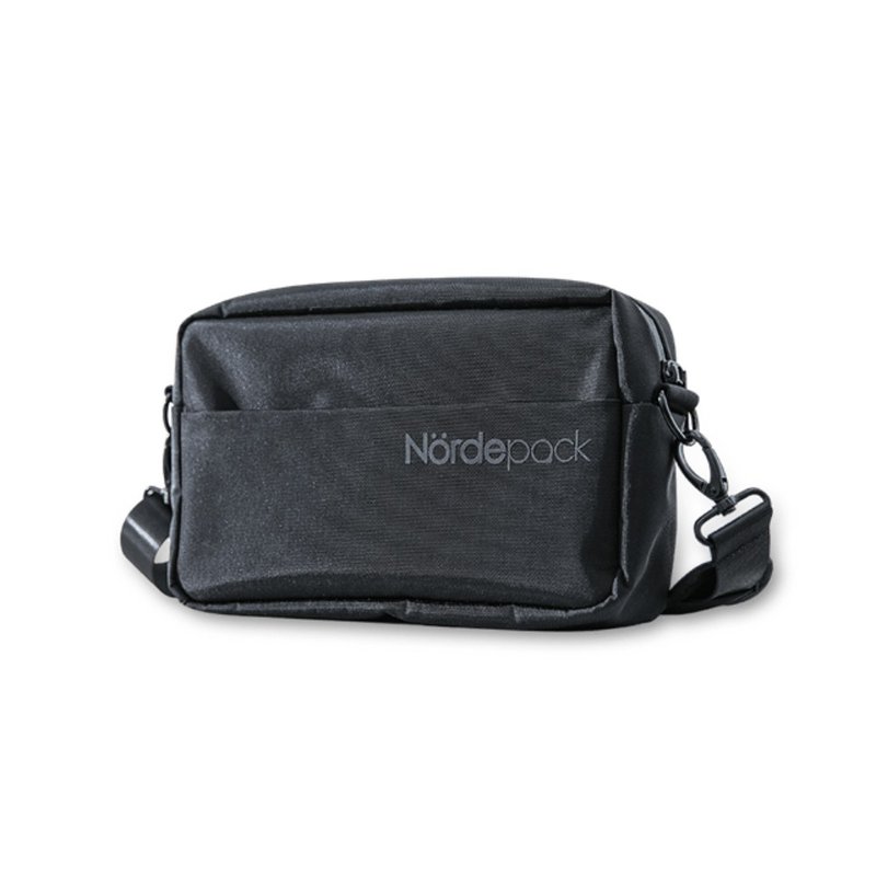 【旅游必备】NORDEPACK SLING 轻便随身包 - 侧背包/斜挎包 - 尼龙 黑色