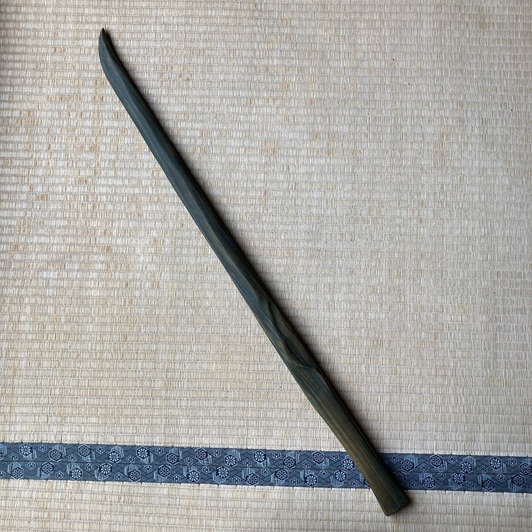 我贩剑　妖刀　青倾　艺术木刀　手工木刀　武士刀　绿檀　魔剑 - 摆饰 - 木头 绿色