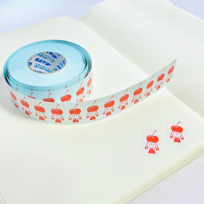 樱桃和我标签贴纸 - 贴纸 - 纸 