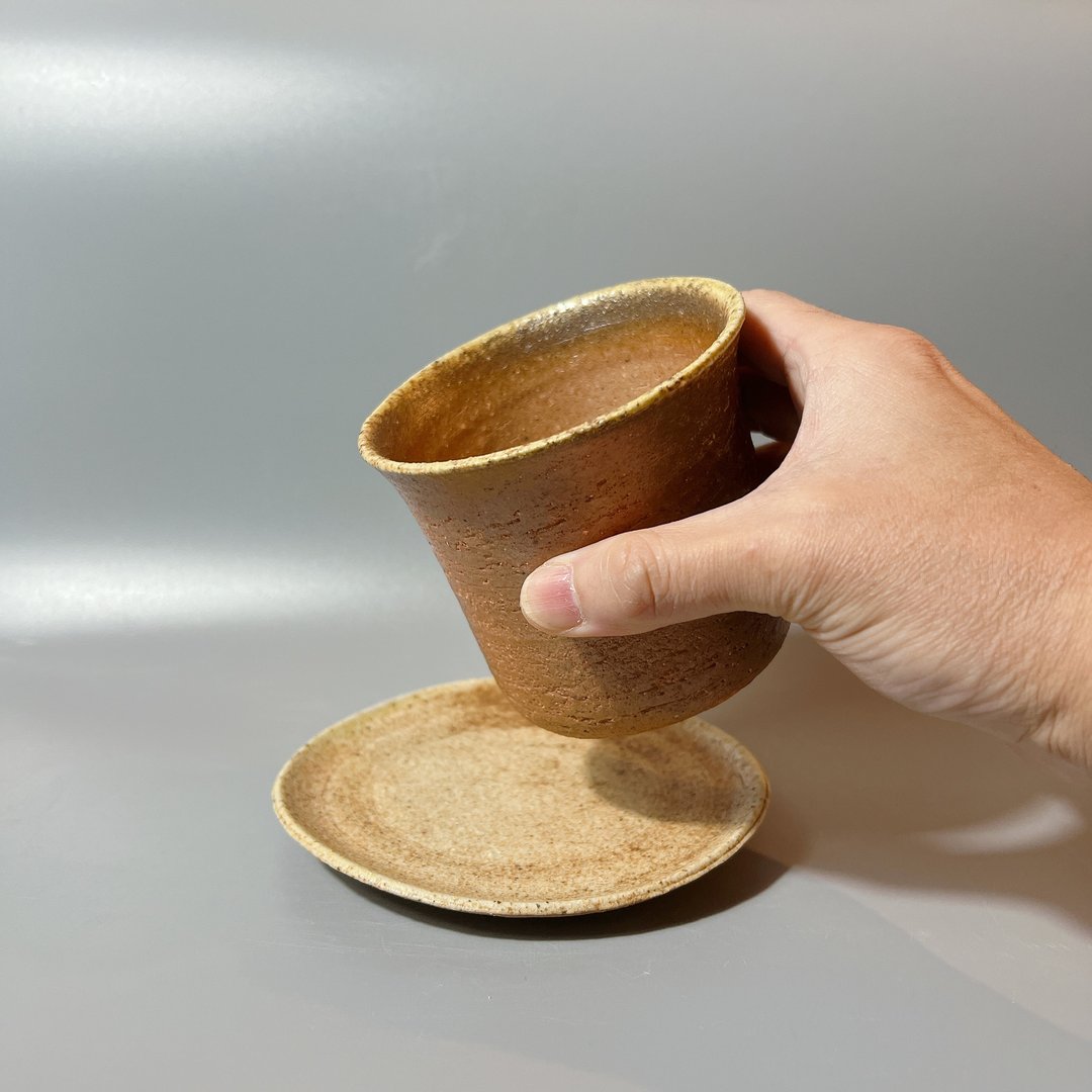 柴烧手握咖啡杯组 / 花茶杯组  / 小平凡手作 - 茶具/茶杯 - 陶 