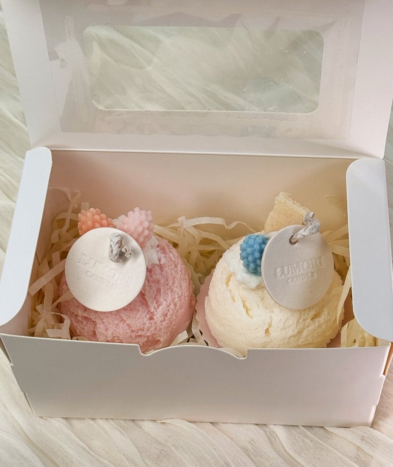 冰淇淋蜡烛 - 蜡烛/烛台 - 蜡 