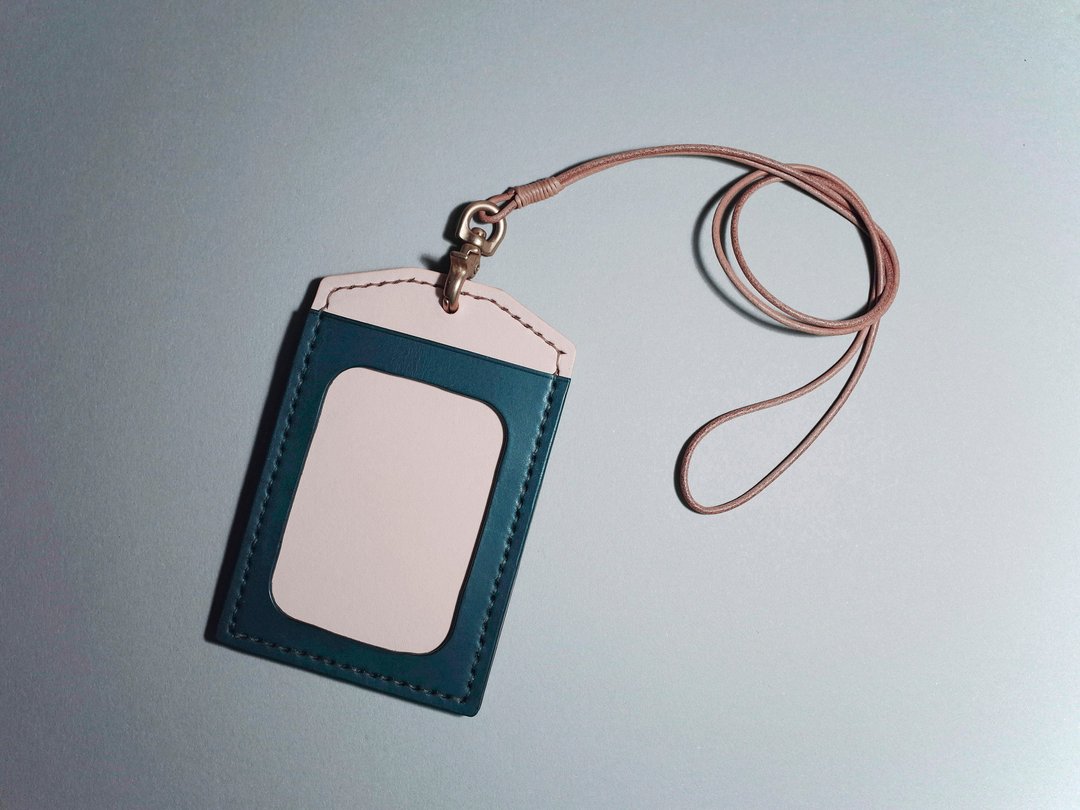 意大利植鞣革 / 证件卡套 / 证件夹 / 识别证 定制 - 证件套/卡套 - 真皮 蓝色