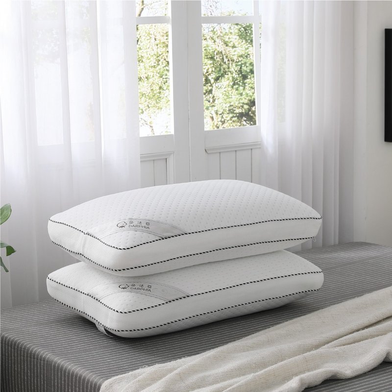 【现货包邮】可水洗独立筒枕 - 枕头/抱枕 - 棉．麻 白色