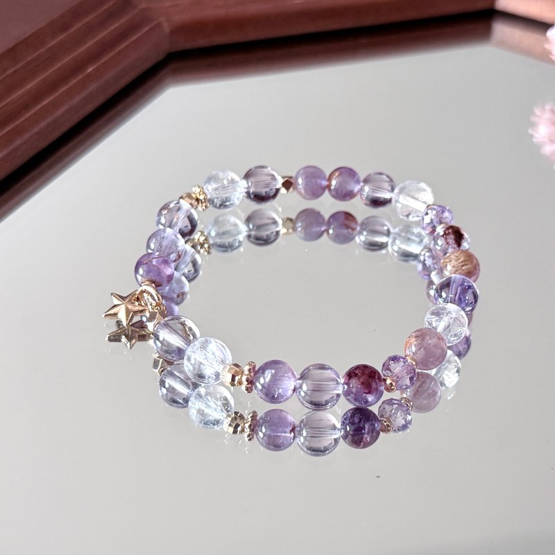 梦蛹/ 14K金天然水晶能量手链/ 定制礼物 - 手链/手环 - 水晶 