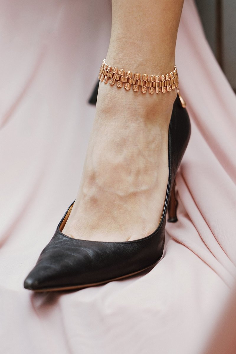 Elenaor 系列 表链脚链/手链 玫瑰金 - 手链/手环 - 铜/黄铜 粉红色