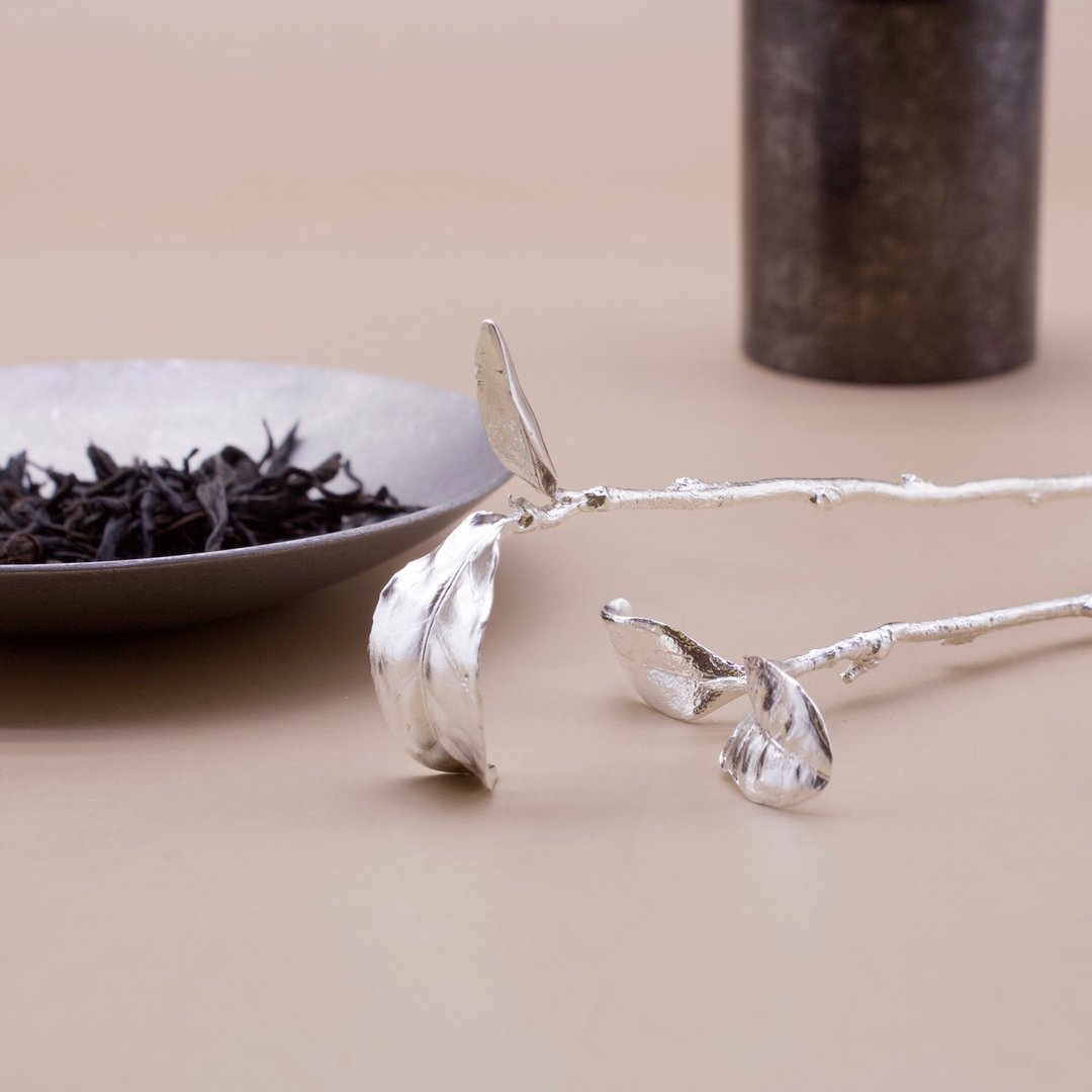 新北金工 一人方案 锻敲体验 茶叶造型纯银茶具 - 金工/饰品 - 纯银 