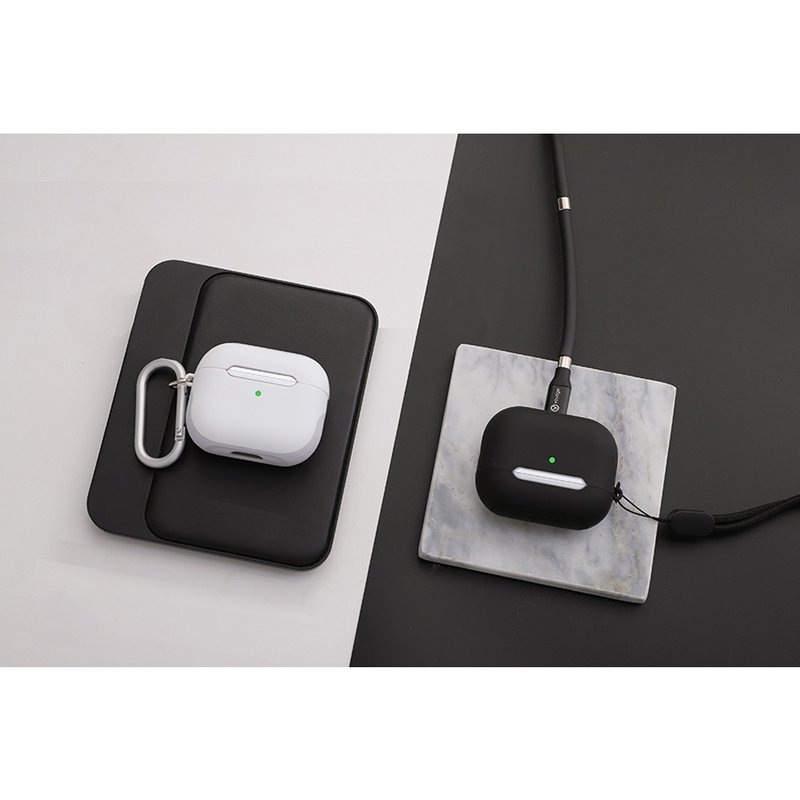 VOYAGE AirPods(第3代)超冲击防摔壳-亚光黑/冰川白 - 其他 - 塑料 黑色