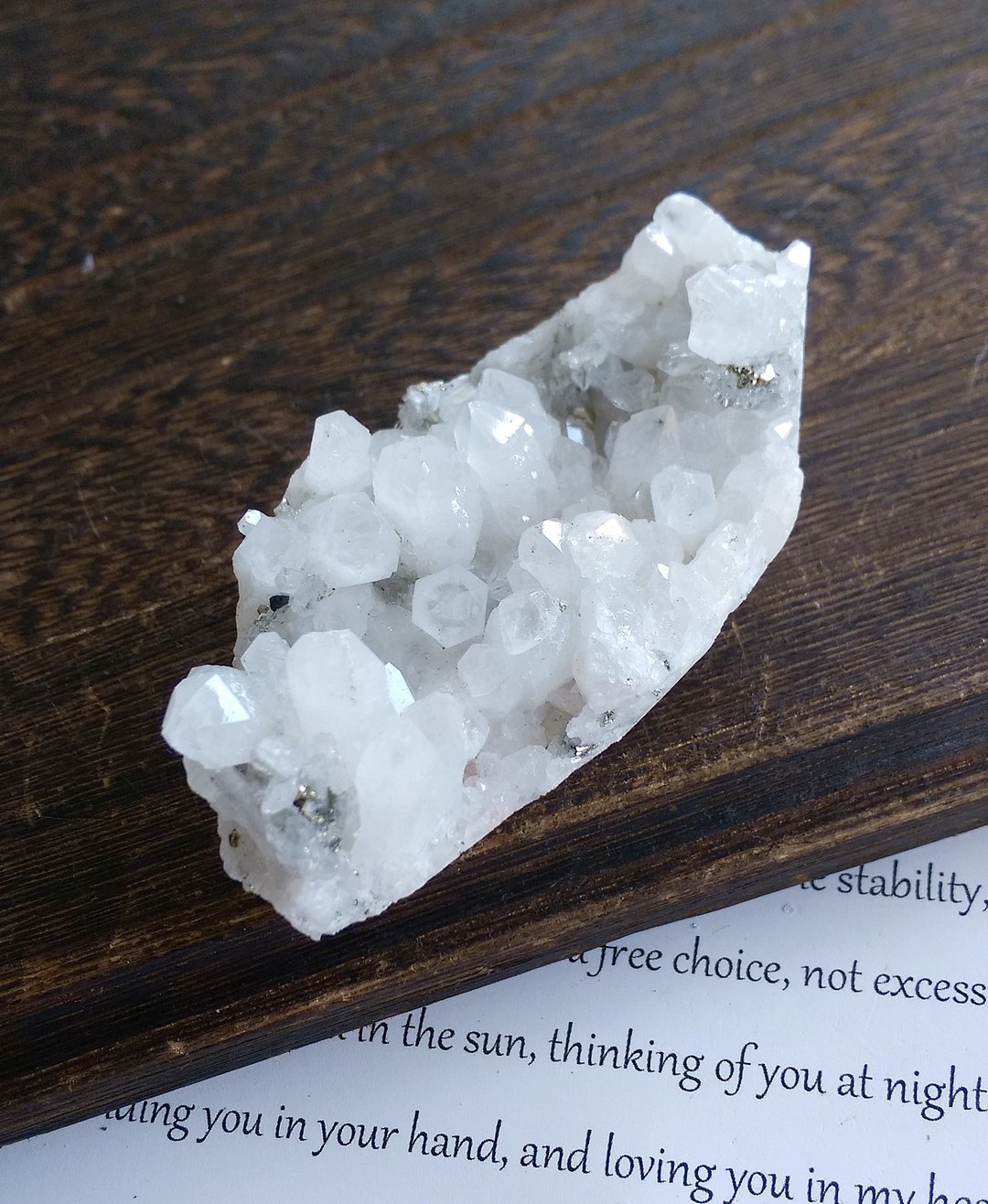 Quartz with Chalcopyrite 江西 水晶 黄铜矿共生 天然矿石 原矿 - 摆饰 - 其他材质 