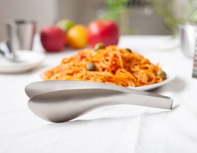 【YOSHIKAWA吉川】aikata日本不锈钢18-8(304)多功能料理夹 - 汤勺/锅铲 - 其他金属 银色