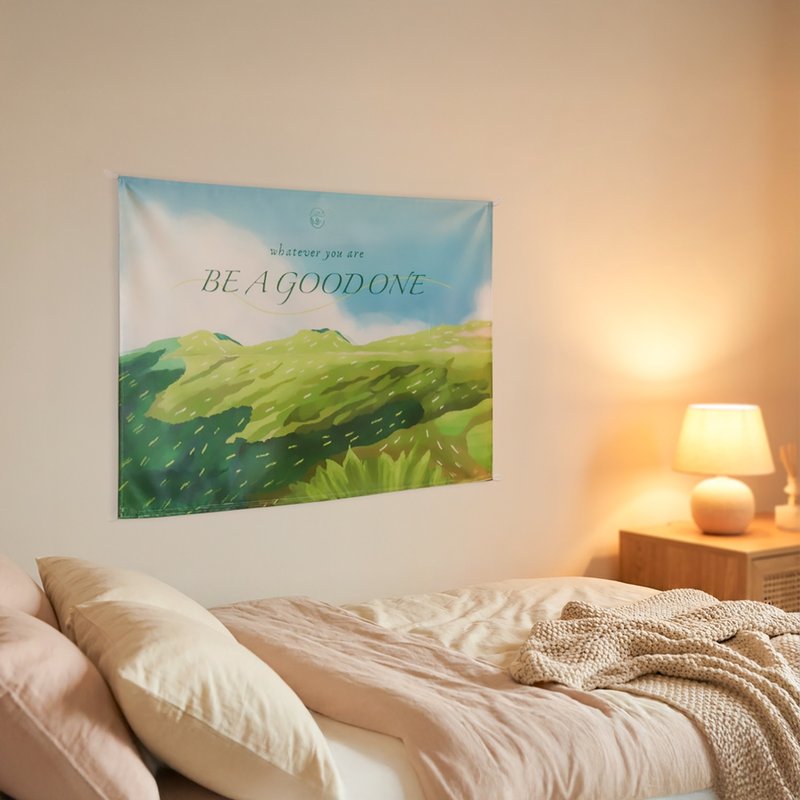 【BE A GOOD ONE】台湾山林挂布 - 海报/装饰画/版画 - 其他材质 绿色