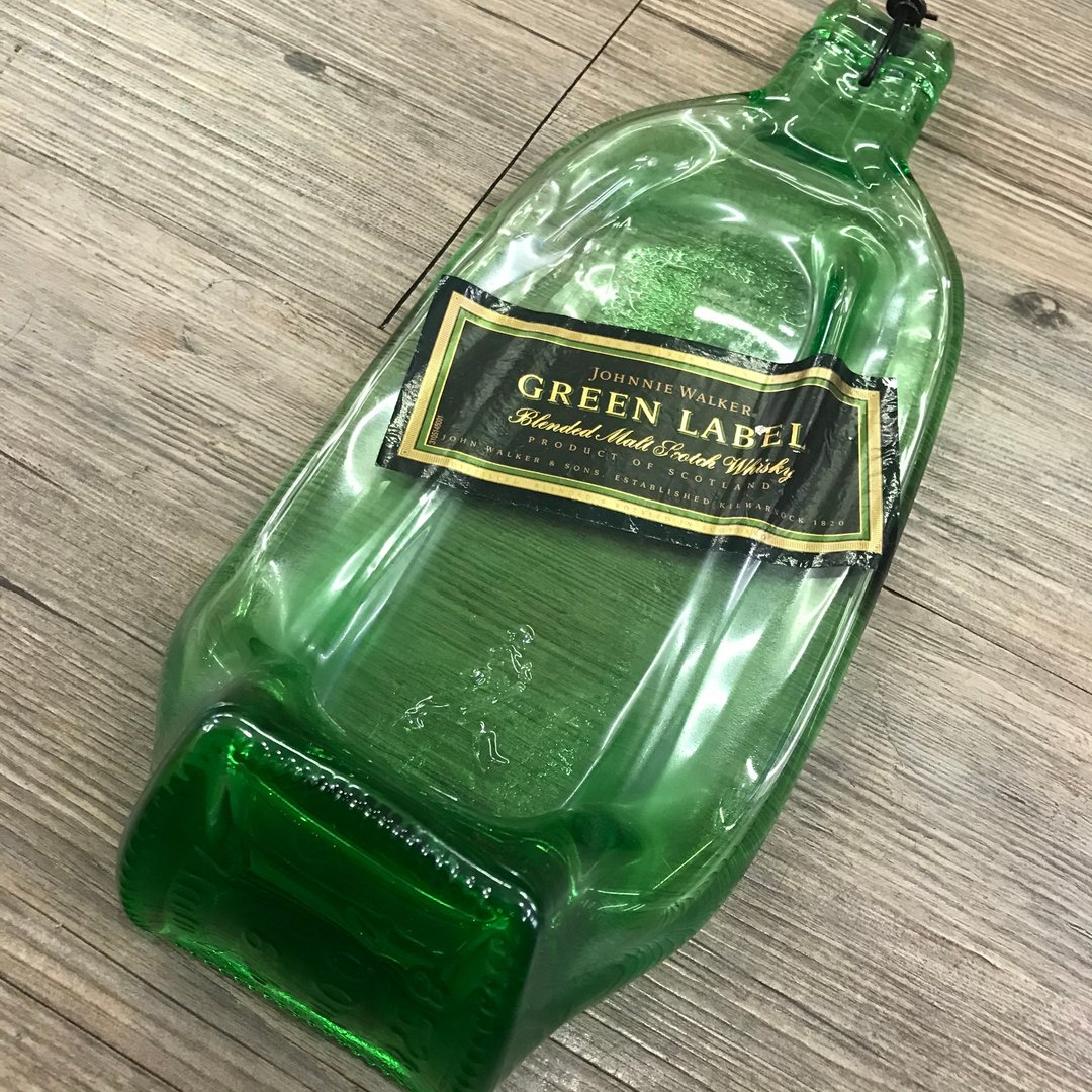 Johnny Walker Green Label 约翰走路绿牌威士忌 原瓶吊饰 - 吊饰 - 玻璃 