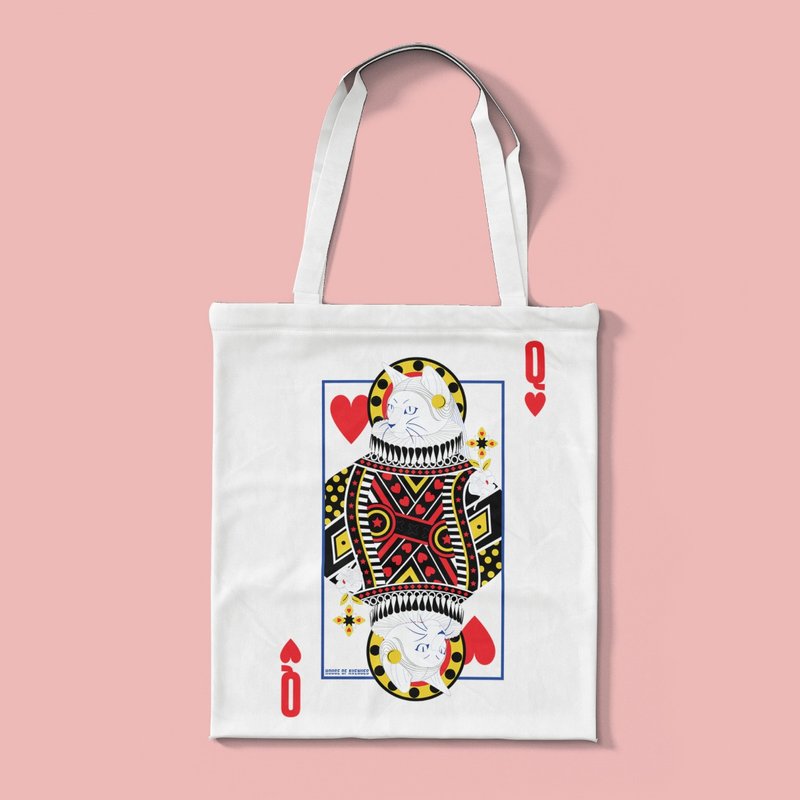 | HOA 原创购物袋 | Poker Cat 情人节系列 | STYLE A | - 手提包/手提袋 - 其他人造纤维 多色