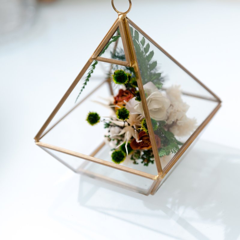 金字塔的爱情（绿色系干燥花） - 植栽/盆栽 - 其他金属 绿色