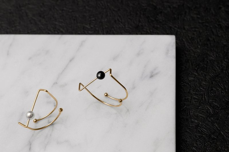 DLLSHOP｜vol2片刻自己 ｜空间系列－几何戒指｜ - 戒指 - 其他金属 