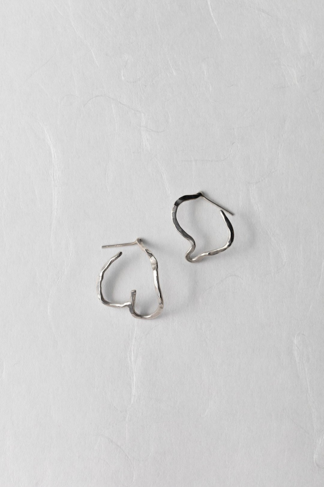 JUelry x ChouYi 人形耳环(银) - Human Earrings (silver) - 耳环/耳夹 - 纯银 银色