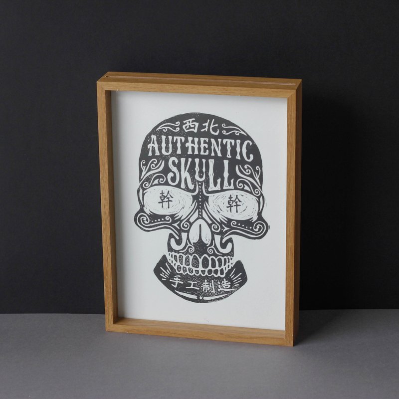 复古设计咕噜头—新加坡版画印刷 - 海报/装饰画/版画 - 纸 黑色