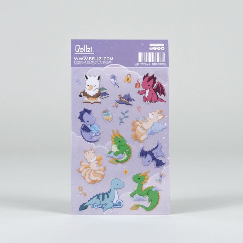 Bellzi | Mystical Sticker 魔幻系列透明贴纸(2入) - 贴纸 - 其他材质 透明