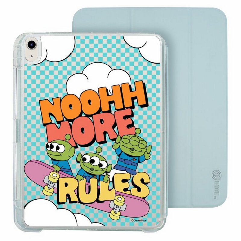 迪士尼三眼怪iPadAirPro2024mini7可拆式防摔透明实色折套 - 平板/电脑保护壳 - 塑料 多色