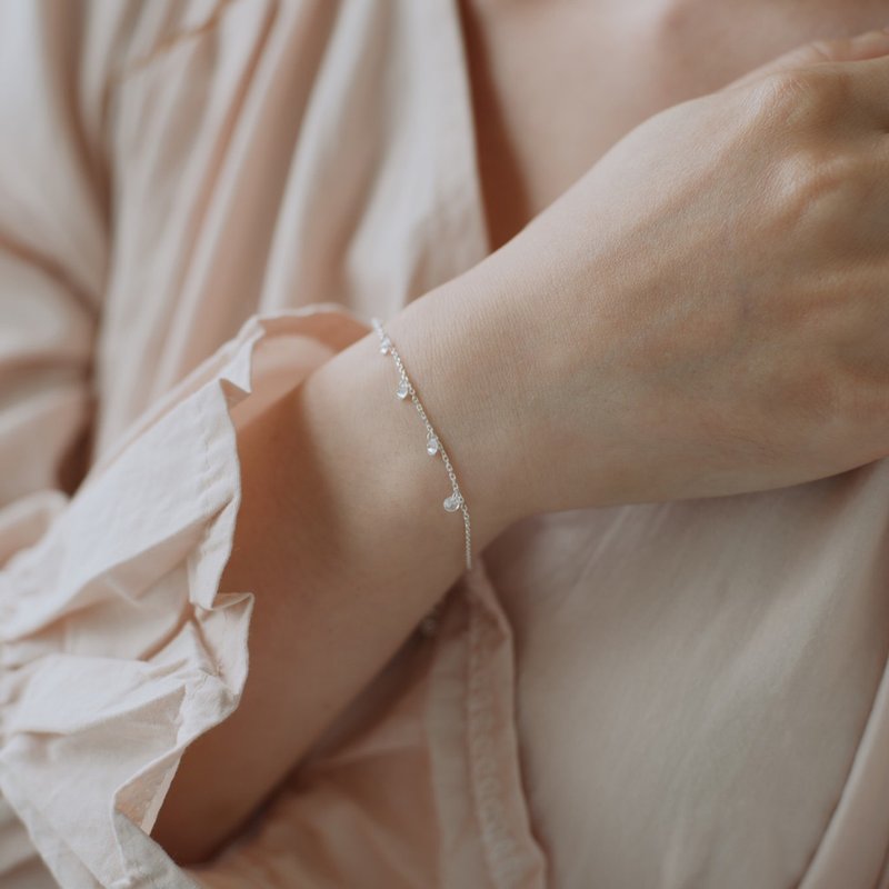 派对-纯银手链 - 手链/手环 - 纯银 银色