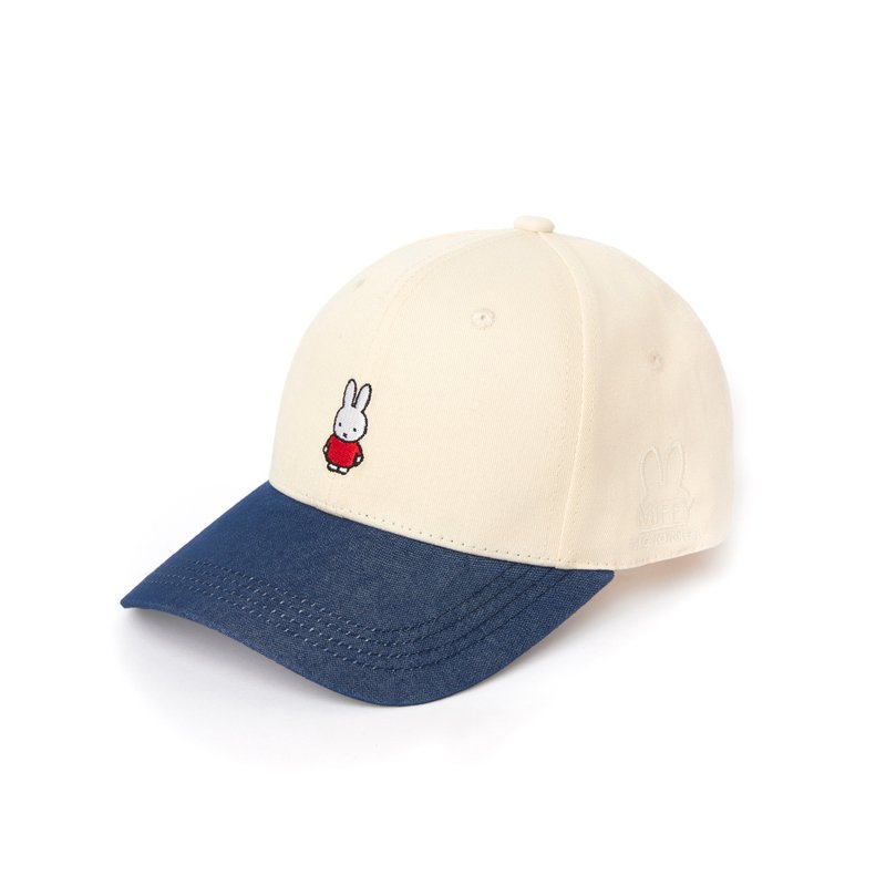 Miffy Denim Cap CP2  - Miffy 牛仔鸭舌帽 (深蓝色) - 帽子 - 棉．麻 