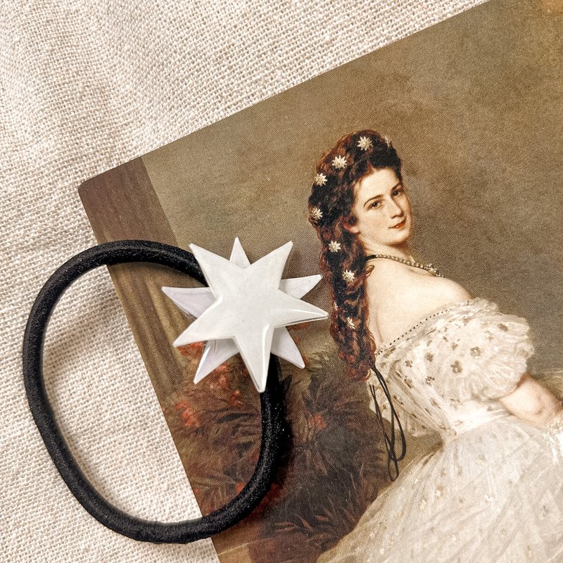 茜茜之星 / 奥地利皇后Sisi Star / 手绘【热缩片】发圈 - 发饰 - 塑料 多色