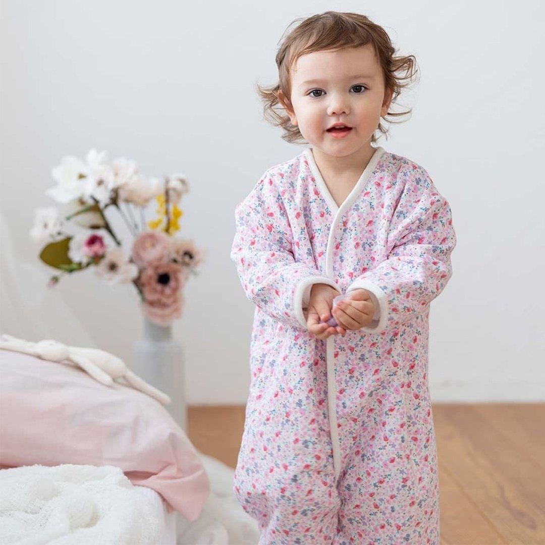 【长袖 kids 儿童防踢被】2 岁以上 有机棉 儿童睡袍 周岁礼 - 满月礼盒 - 棉 