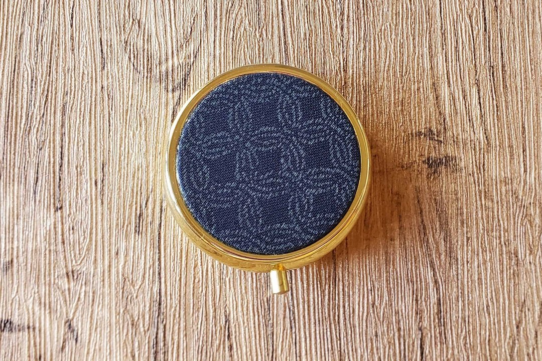 5cm小药盒 日本花窗 分格药盒  圆形药盒 收纳盒小药盒 - 收纳用品 - 棉 