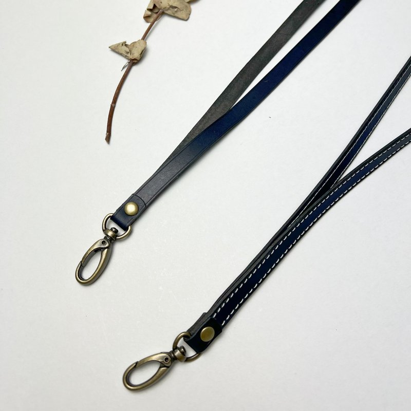 加购限定-双层皮伸缩扣挂绳 - 证件套/卡套 - 真皮 红色