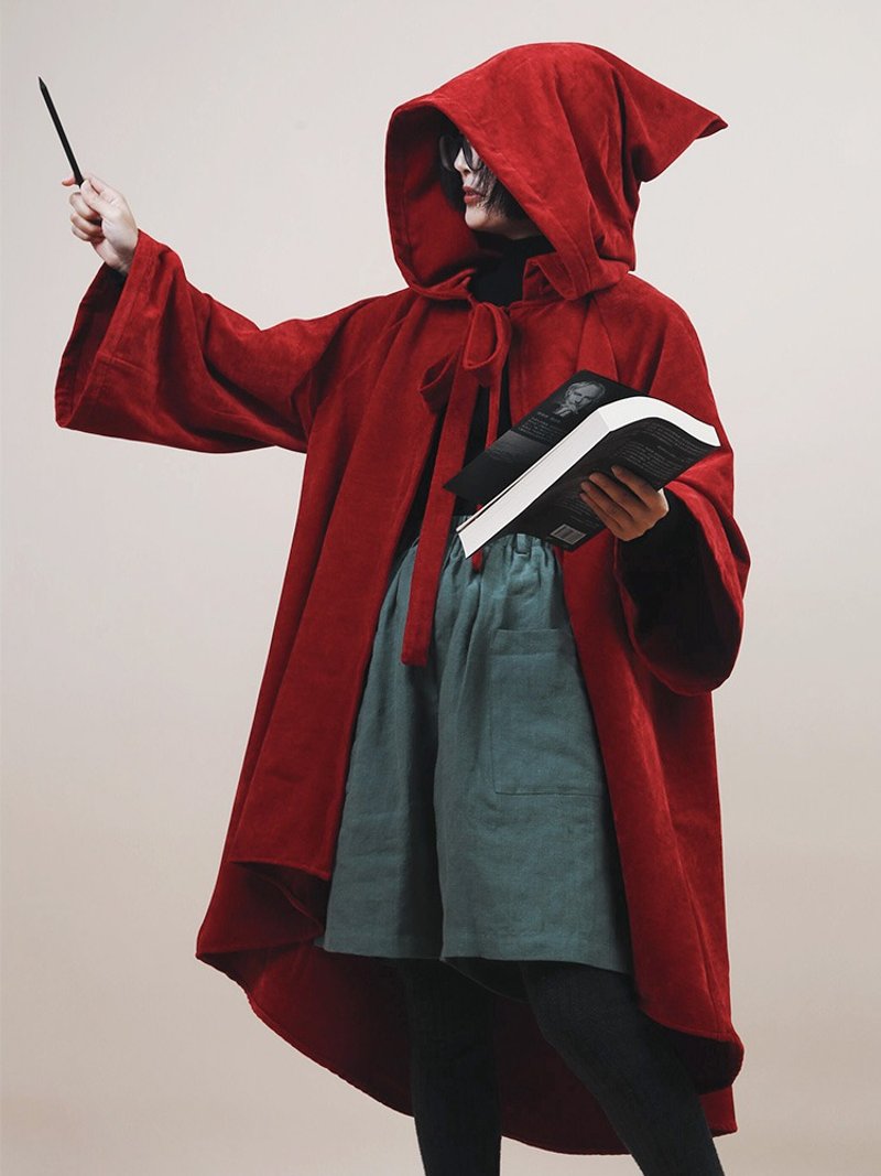 魔法披肩 连帽加厚 长款披肩 百搭 - 围巾/披肩 - 聚酯纤维 多色