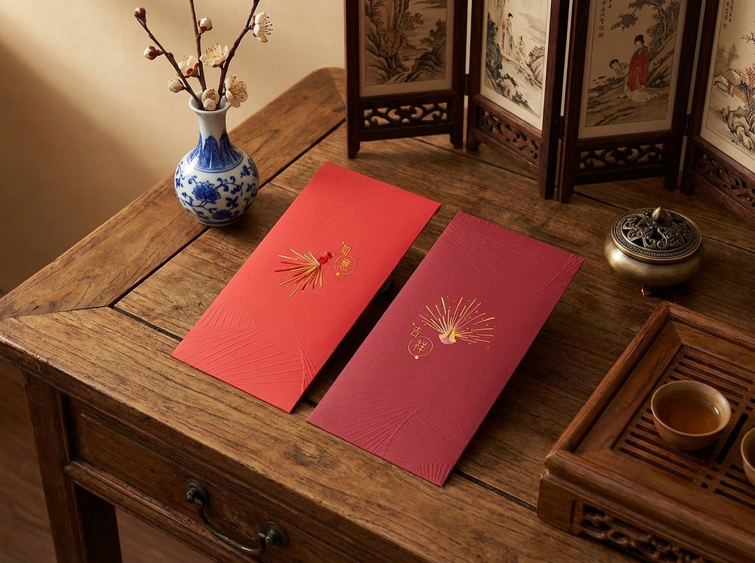 如意吉祥丨原创利是封丨利是廊 - 红包/春联 - 纸 多色