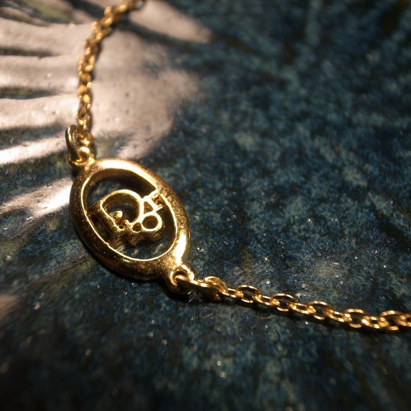 老骨头 DIOR经典LOGO手链  VINTAGE - 手链/手环 - 其他金属 金色