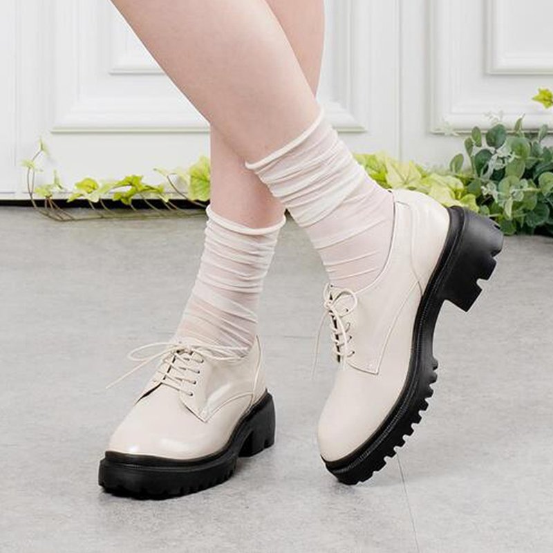 PRE-ORDER SPUR 厚底牛津鞋 SS8026 (Dove) - 其他女款皮鞋 - 其他材质 