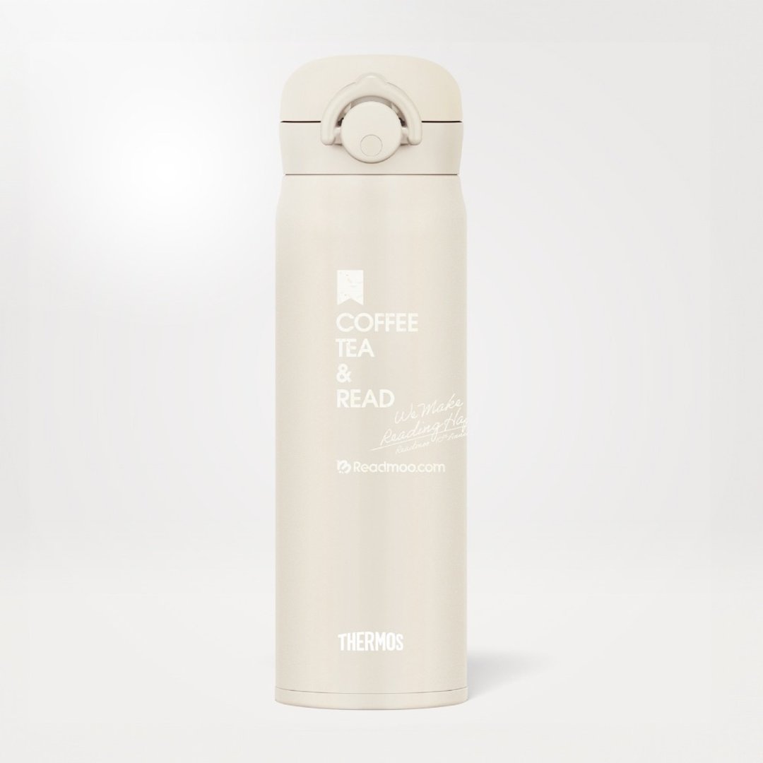 阅读好日 Readmoo 十周年纪念不锈钢真空保温瓶500ml 膳魔师联名 - 保温瓶/保温杯 - 其他金属 白色