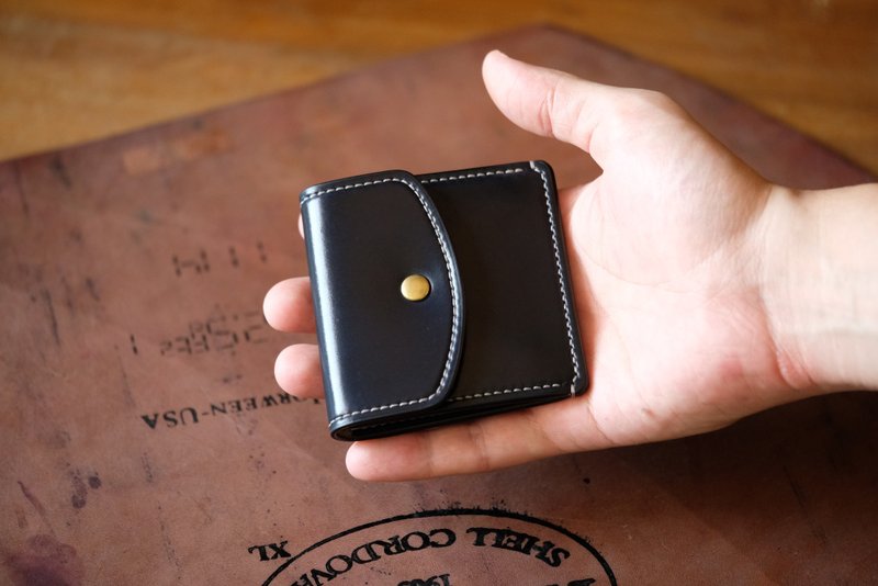MILDY HANDS 零钱包 COIN Purse 马臀皮 Horween shell cordovan - 零钱包 - 真皮 红色