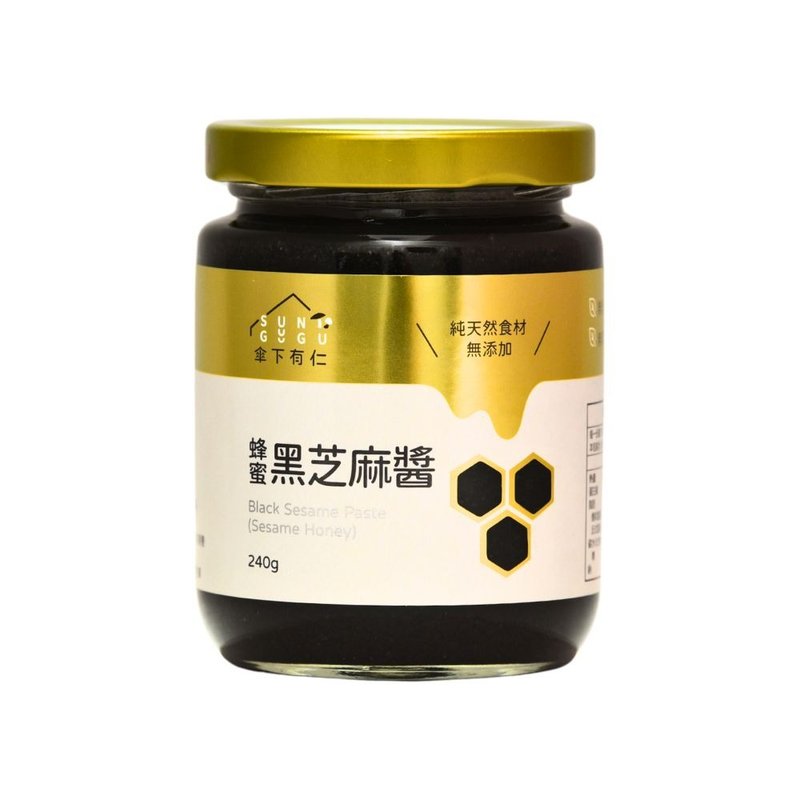 蜂蜜黑芝麻酱240公克 - 果酱/抹酱 - 玻璃 